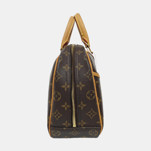 DEAUVILLE Monogram Coated Canvas Brown