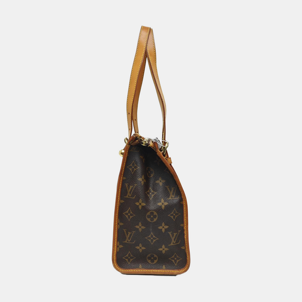 POPINCOURT Monogram Coated Canvas Brown