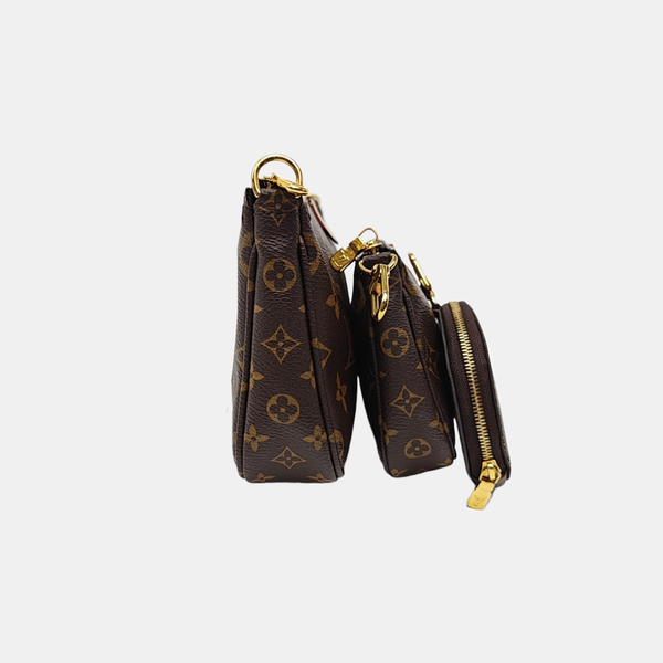 MULTI Monogram Coated Canvas Brown