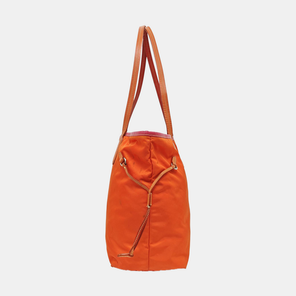 Vitello Phenix Tote Nylon Orange