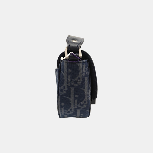 Saddle Mini Oblique Denim Blue