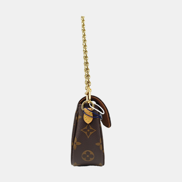 IVY Monogram Coated Canvas Brown