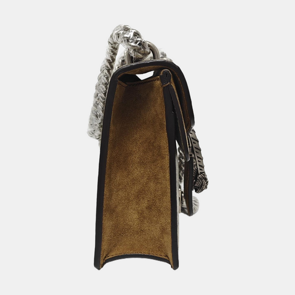 Dionysus Mini Monogram Coated Canvas Beige