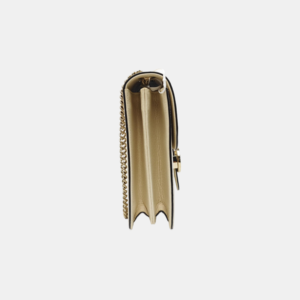 Interlocking G Large Calfskin Beige