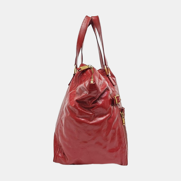 DOWNTOWN CABAS Calfskin Red