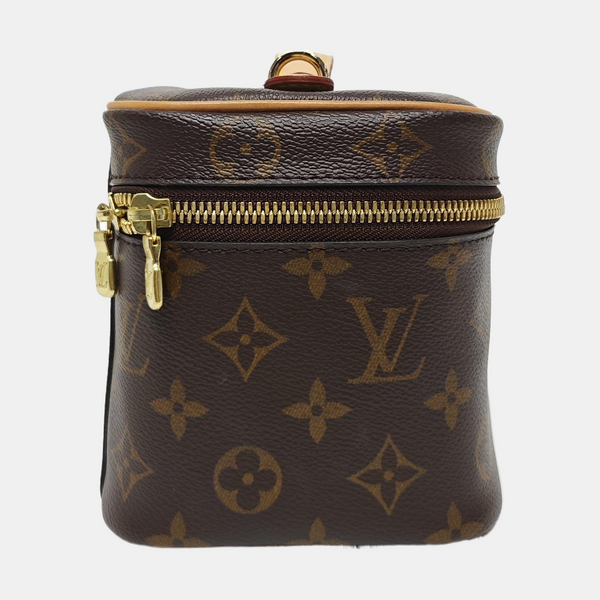 NICE Mini Monogram Coated Canvas Brown