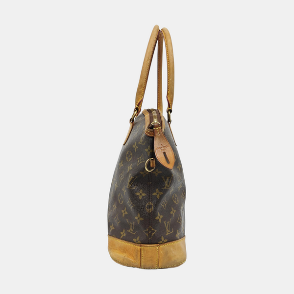 LOCKIT GM Monogram Coated Canvas Brown