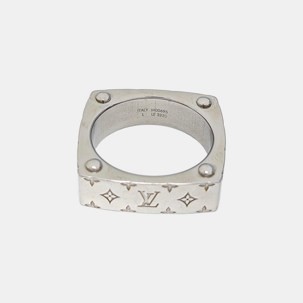 Metal Silver Ring EU 61