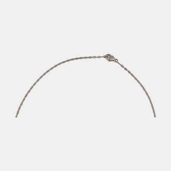 Pop H Metal Silver Necklace