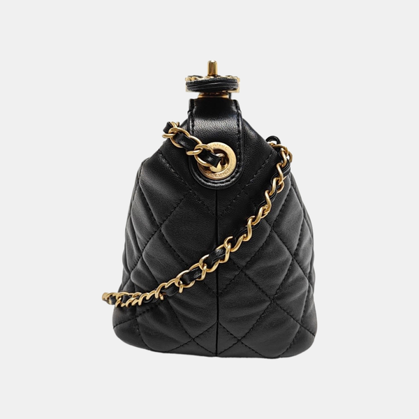 Quilted Lambskin Black