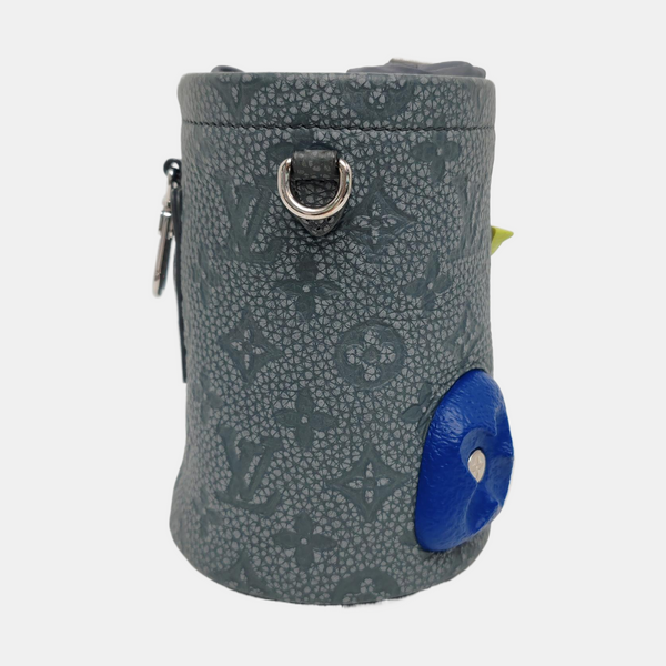 CHALK Monogram Calfskin Blue
