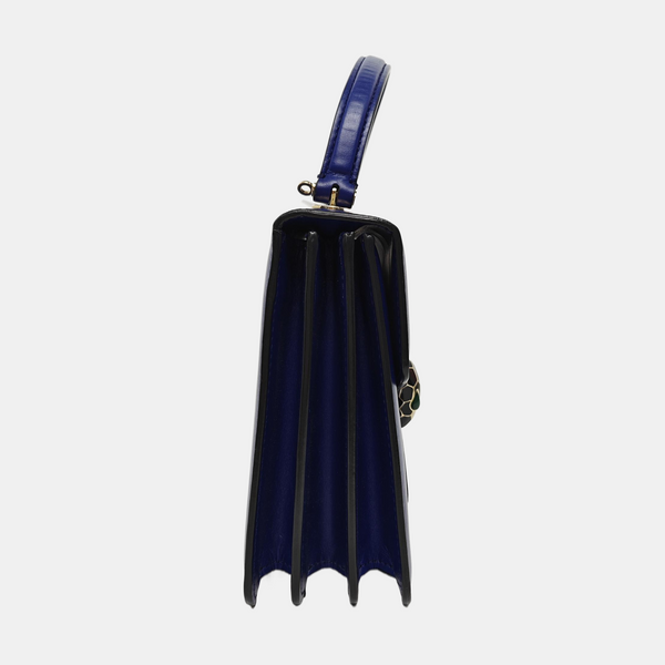 SERPENTI FOREVER Small Calfskin Blue