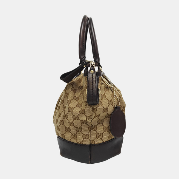 Sukey Monogram Canvas Brown