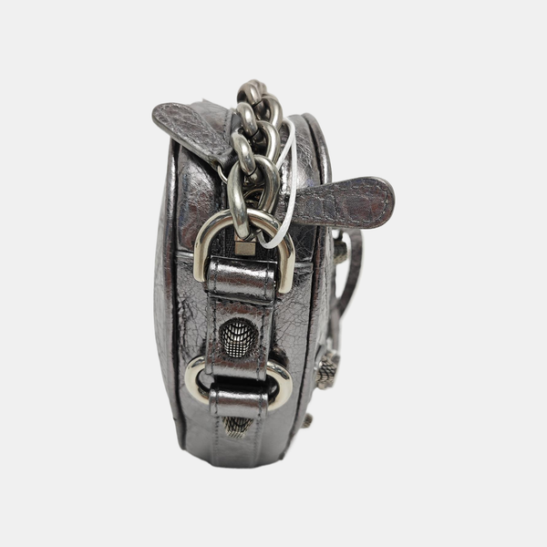 Le Cagole Mini Lambskin Silver