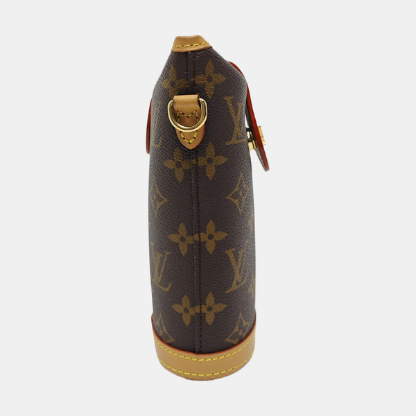 FOLD ME Monogram Coated Canvas Brown