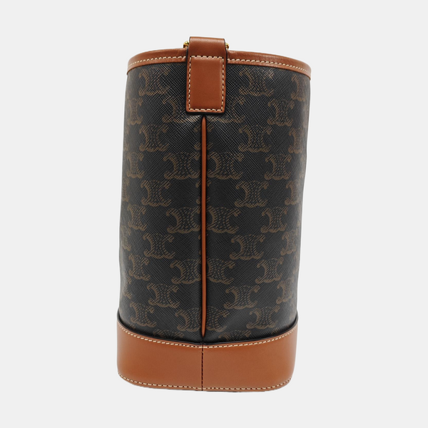 TRIOMPHE CANVAS Small Coated Canvas Brown