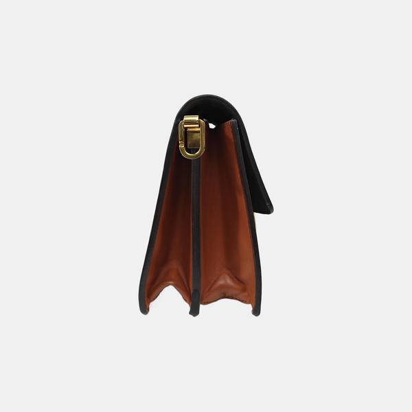 DAUPHINE MM Monogram Coated Canvas Brown