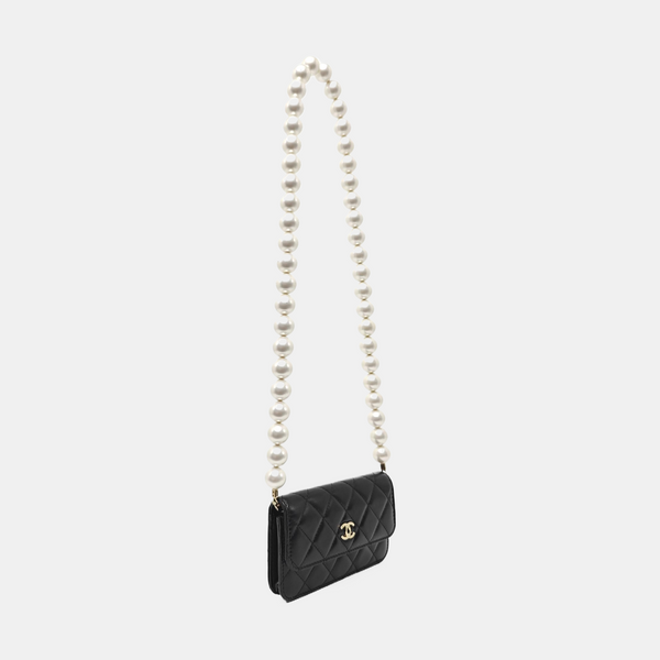 WOC Quilted Calfskin Black