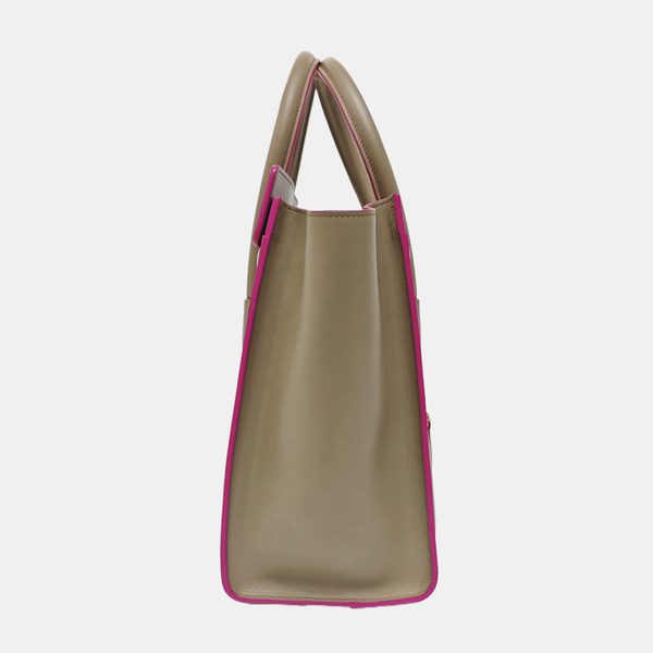 LUGGAGE Micro Calfskin Gray