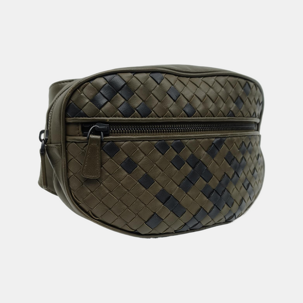 Lambskin Belt Bag Green