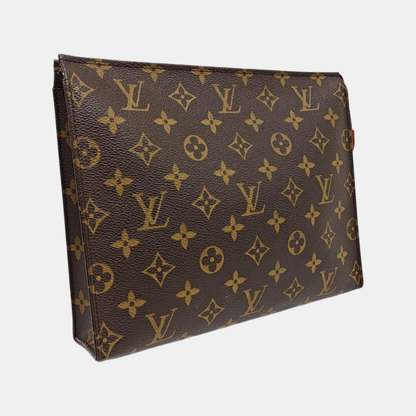TOILET POCKET Monogram Coated Canvas Brown