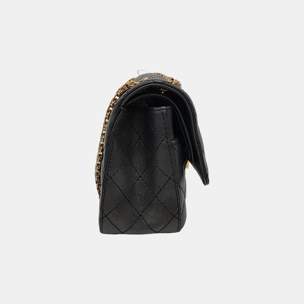 2.55 225 (small) Quilted Calfskin Gray