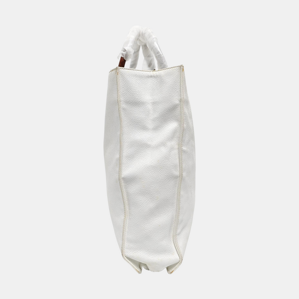 Quilted Leather White