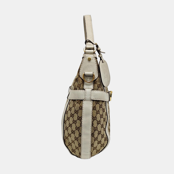 Monogram Canvas Tote Bag Brown