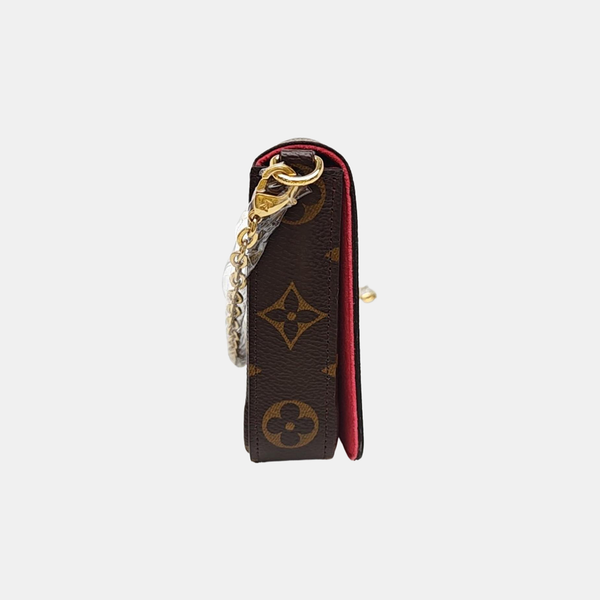 FÉLICIE Monogram Coated Canvas Brown