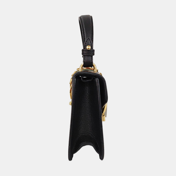 Sylvie Mini Calfskin Black