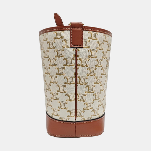 TRIOMPHE CANVAS Small Coated Canvas Beige