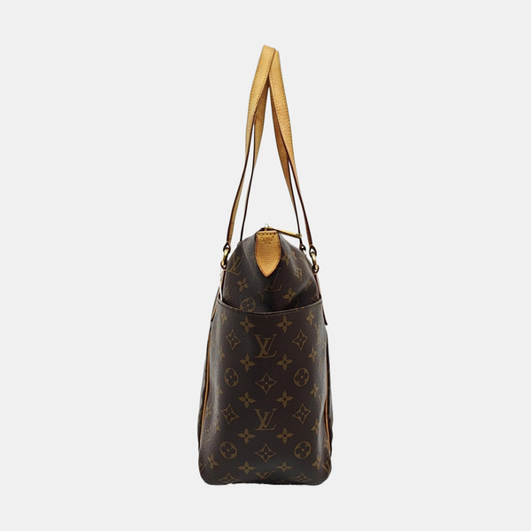 TOTALLY MM Monogram Coated Canvas Brown
