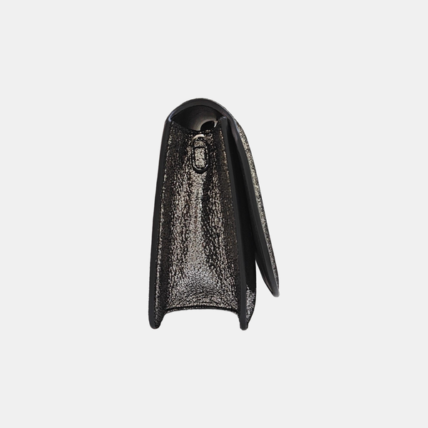 Gancini Lambskin Silver