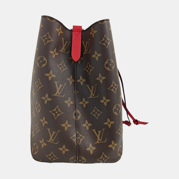 NÉONOÉ MM Monogram Coated Canvas Brown