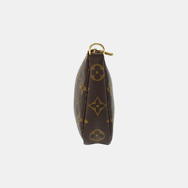 ACCESSOIRES Monogram Coated Canvas Brown