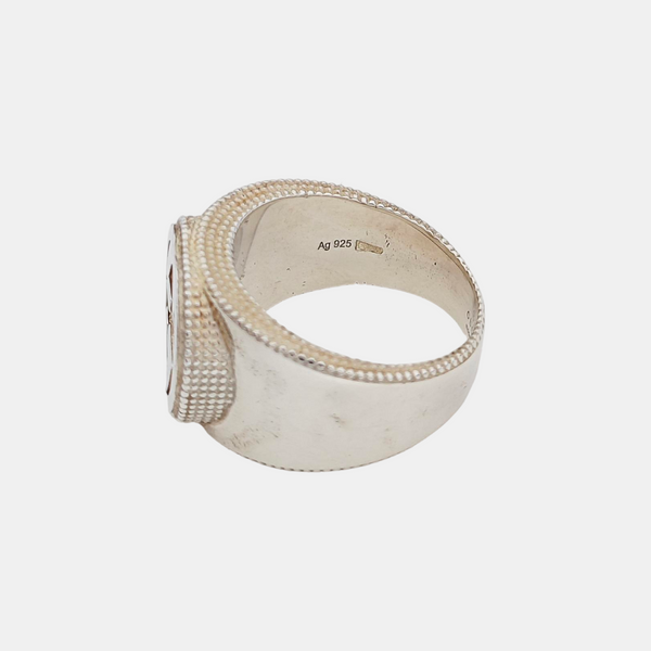 Interlocking G 925 Sterling Silver Ring HK 21