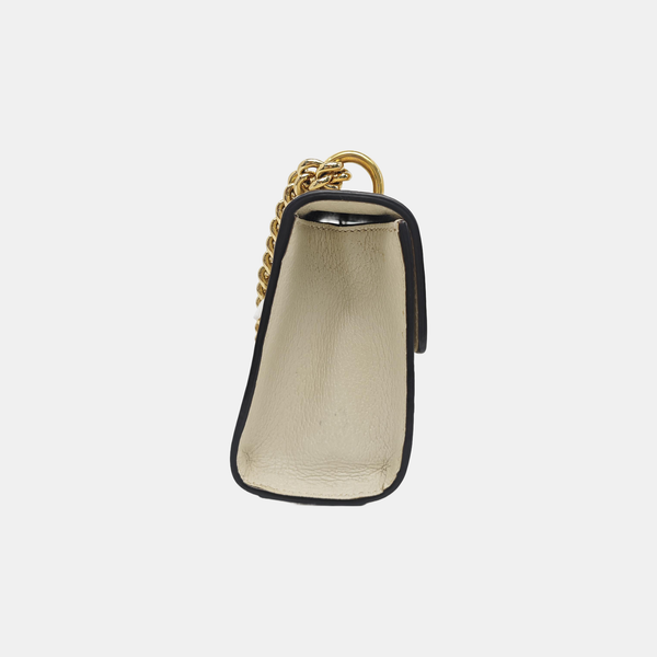 Padlock Small Calfskin White