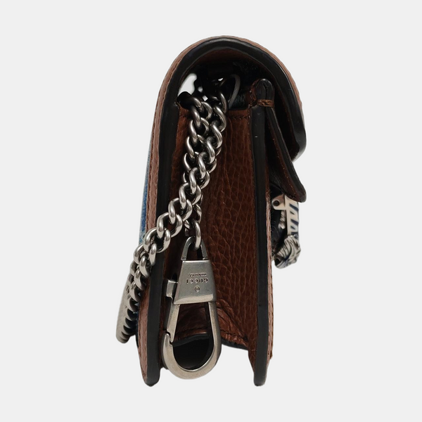 Authenticated pre-owned Dionysus Super Mini Monogram Denim Blue - Crossbody Bag at Looply
