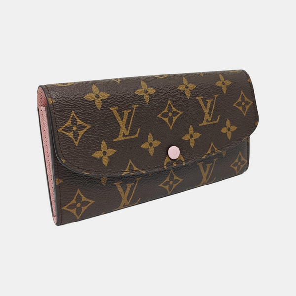 EMILIE Monogram Coated Canvas Brown