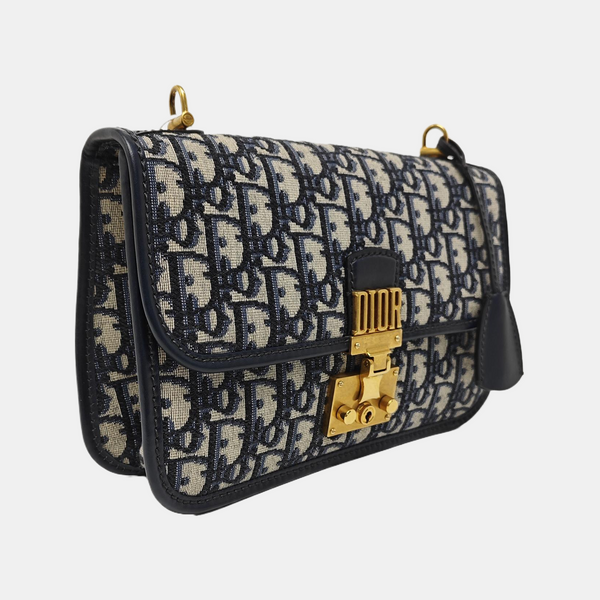 Dioraddict Oblique Canvas Blue