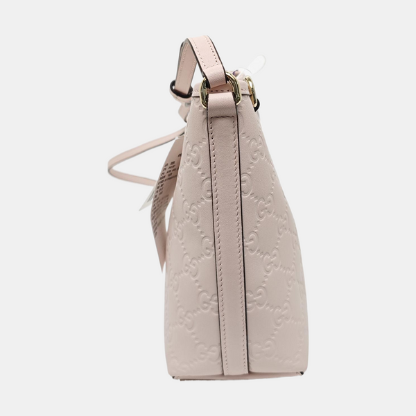 GG Emblem Monogram Calfskin Pink
