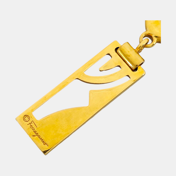 Metal Bag Charm Gold