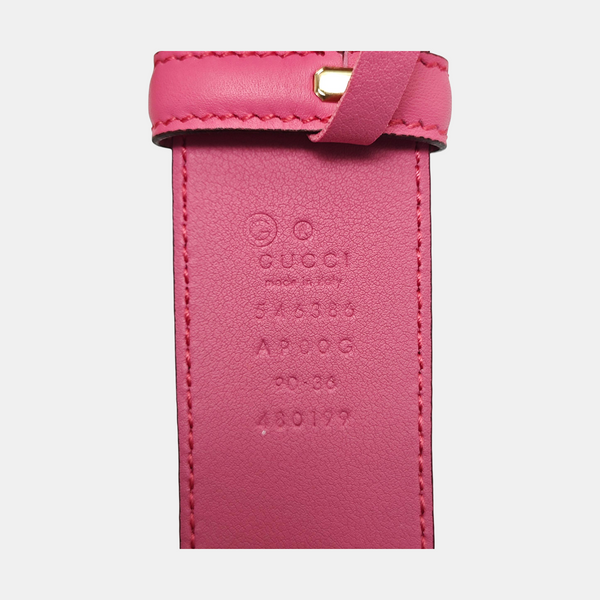 Leather Belt Red