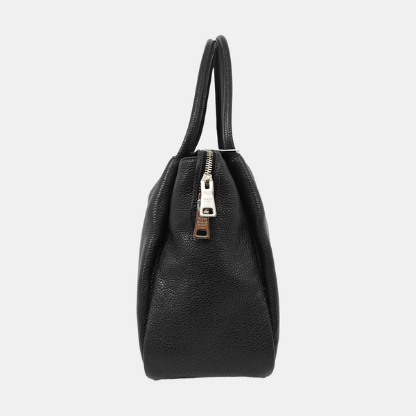 Calfskin Shoulder Bag Black