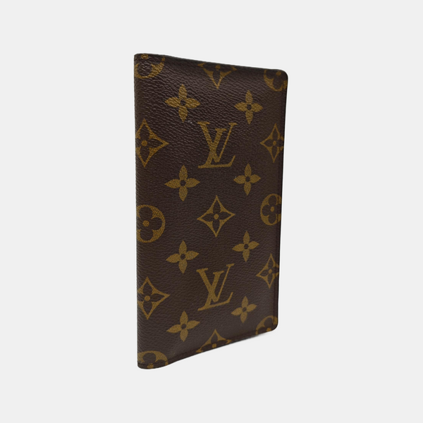 HINGE BRAZZA Monogram Coated Canvas Brown Wallet