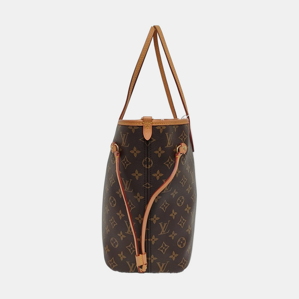 NEVERFULL INSIDE OUT MM Monogram Fabric Red