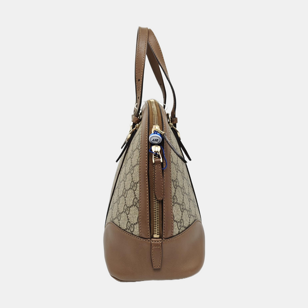 Microguccissima Monogram Coated Canvas Beige
