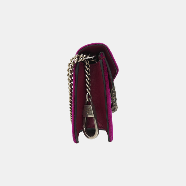 Dionysus Super Mini Velvet Red