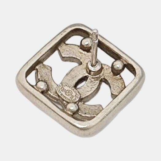 Metal Silver Stud Earrings