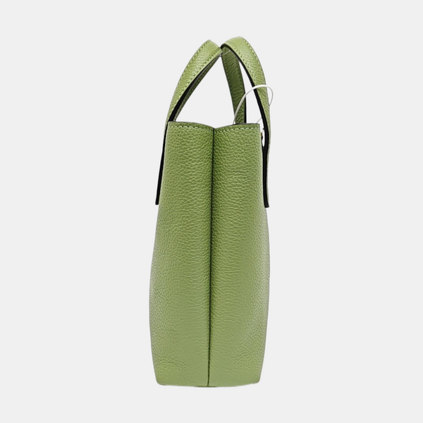 Gancini Mini Calfskin Green